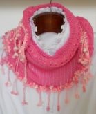 Mini xale Pink 50% algodão