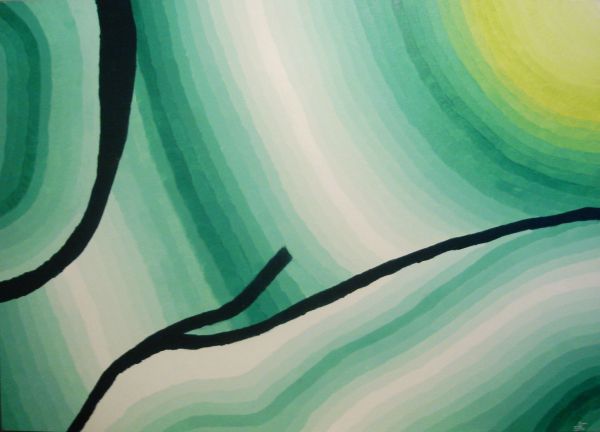 Painel Verde Natureza 1,40x1,10x3,7cm IG