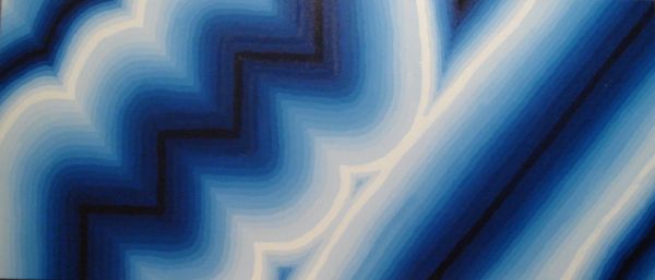 Painel Azul 1,20x50x3,7cm