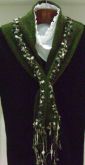 Cachecol verde musgo